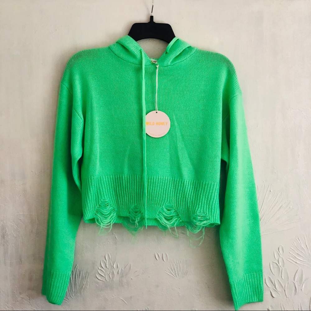 NWT -Wild Honey Destructed Sweater -Multiple Sizes
